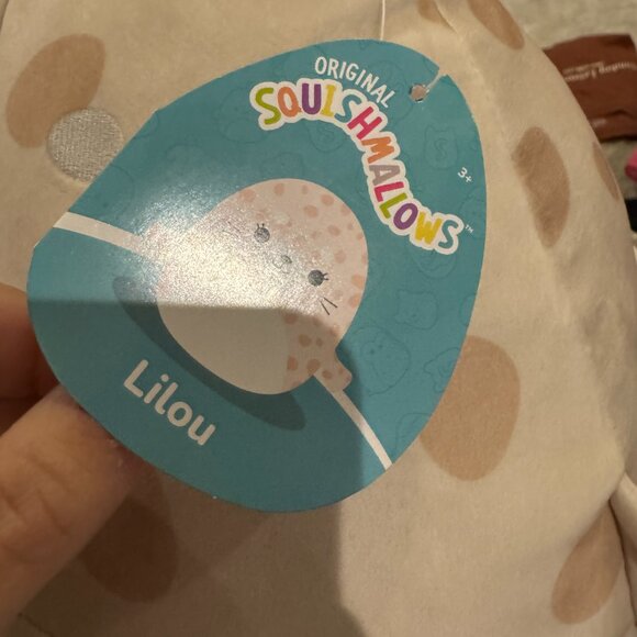 Squishmallows Lilou 12” Seal Pup Walrus Deep Sea Lion Ocean Spotted Dodgeball - Picture 6 of 13